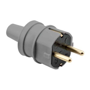 STICKPROPP HANE PVC GRÅ JORDAD