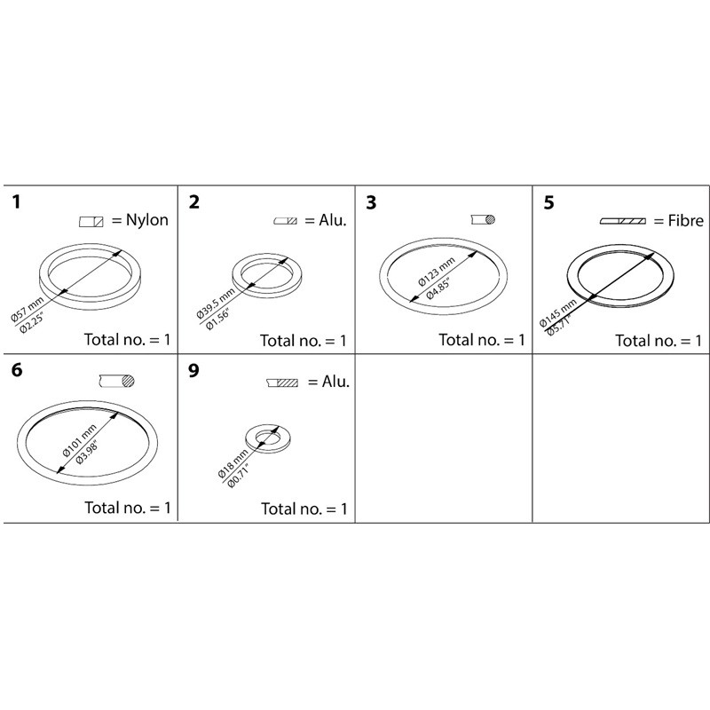 DANFOSS INSPECTION KIT SVL DN 125...