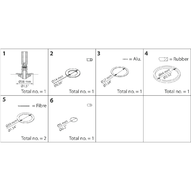DANFOSS REPAIR KIT EVRAT 20 032F2345