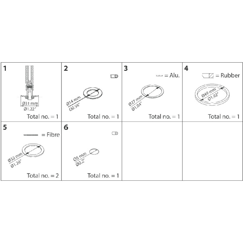 DANFOSS REPAIR KIT EVRAT 10 032F2343