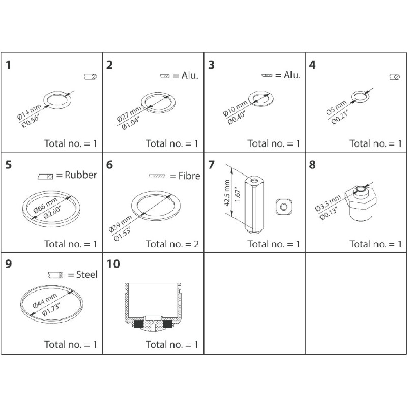 DANFOSS REPAIR KIT EVRA 25 032F2333
