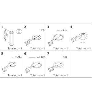DANFOSS MEMBRANSET TILL EVM...