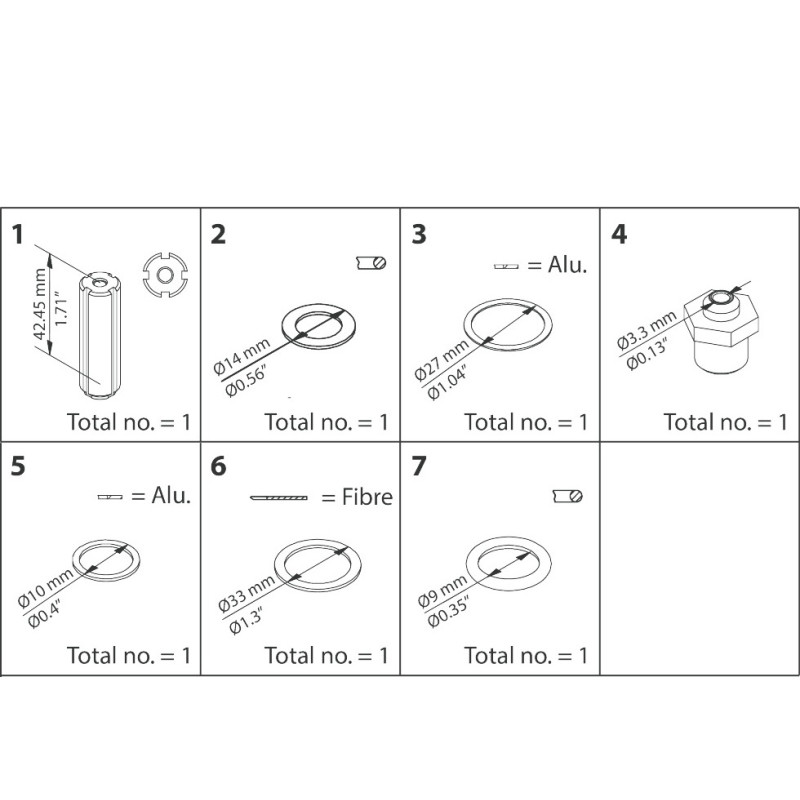 DANFOSS MEMBRANSET TILL EVM 032F2324