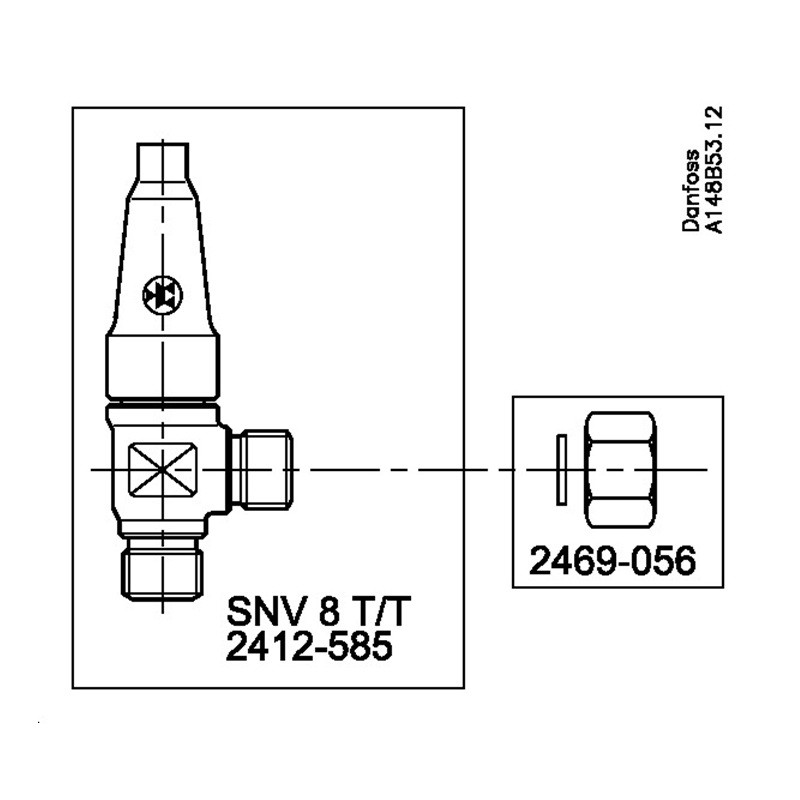 DANFOSS BLINDMUTTER+PACKNING FÖR...