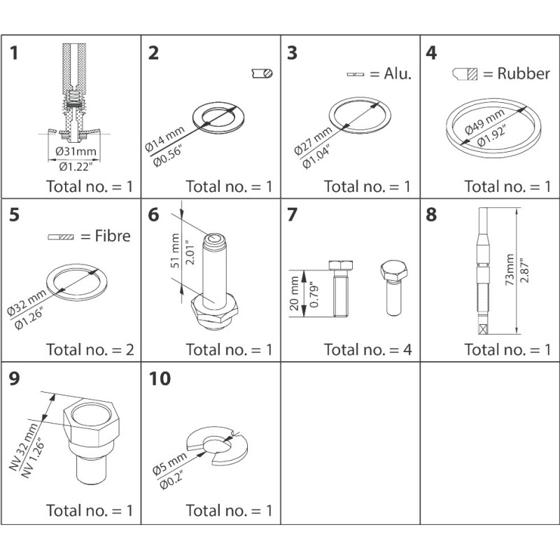 DANFOSS OVERHAUL KIT EVRAT 10 032F2346