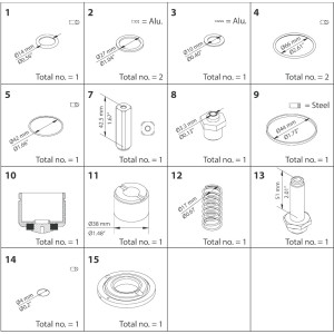 DANFOSS OVERHAUL KIT EVRA...