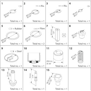 DANFOSS OVERHAUL KIT EVRA...