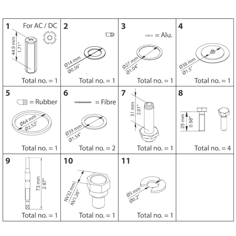 DANFOSS OVERHAUL KIT EVRA 20 032F2339