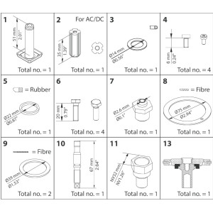 DANFOSS OVERHAUL SET EVRA25...
