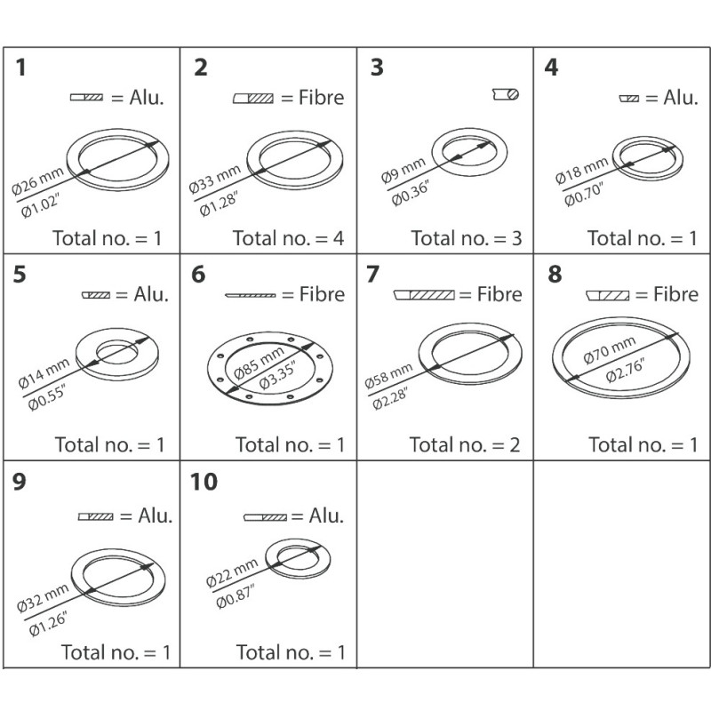 Danfoss Inspection Kit PM 32 027F3076