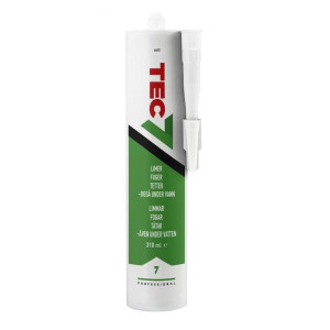 TEC7 MONTERINGSLIM VIT 310ML