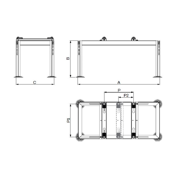 Tecnosystemi MARKKONSOL EMPIRE EVO 550 (200KG)