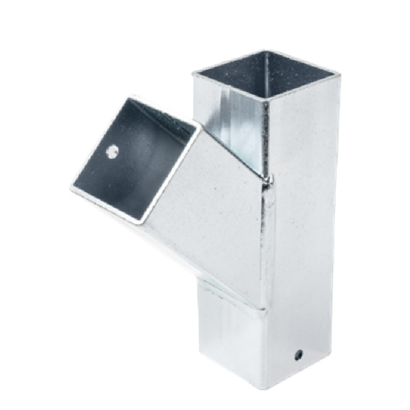 T-STYCKE 40X40X2X120 45° FZV