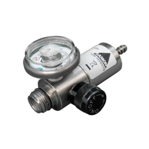 GASLARM SAMON GLACIÄR FLÖDESREGULATOR. FIX 0.5L/MIN,  TEST GAS