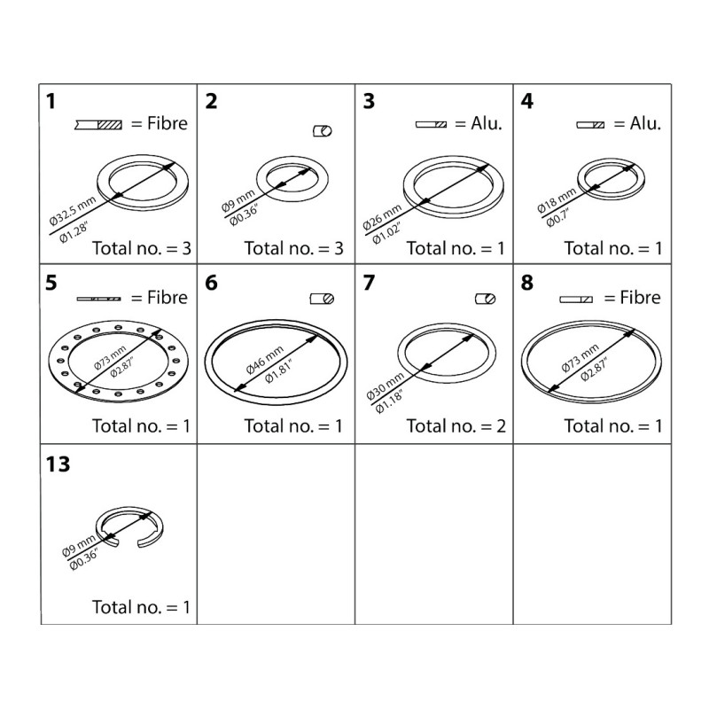 DANFOSS INSPECTION KIT ICS/ICM 25...