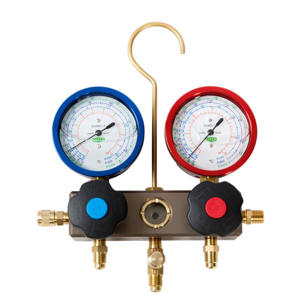 Refco 2-vägs analogt manometerställ M2-3-DELUXE-M-R290 R290 | R600a 9883731