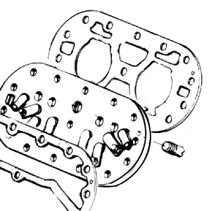 VENTILPLATTA BITZER...