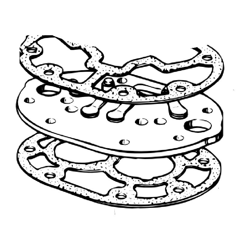 VENTILPLATTA BITZER KOMPLETT FÖR...