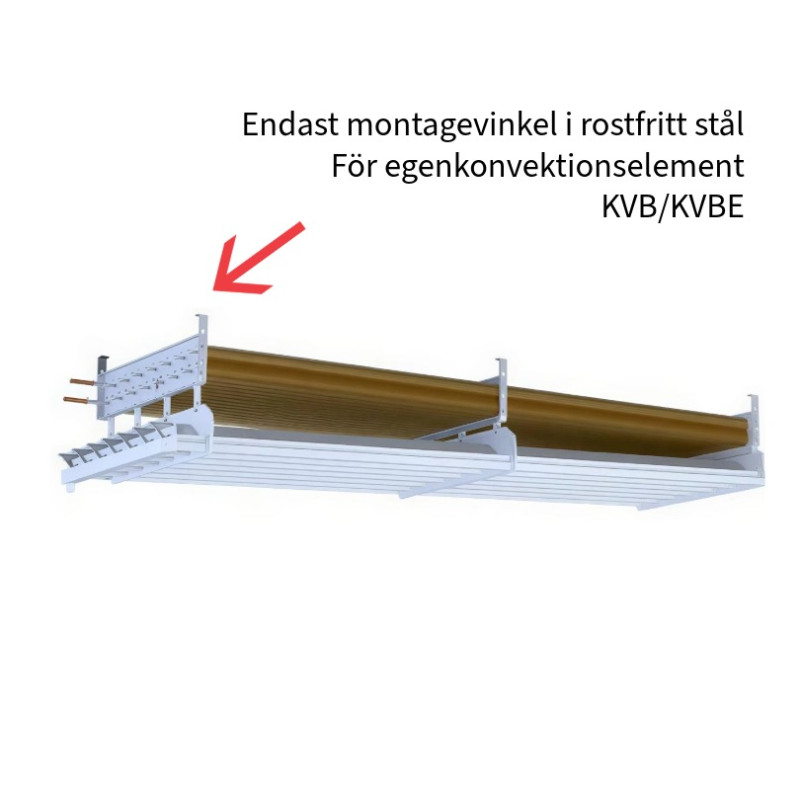KELVION MONTAGEVINKEL ROSTFRITT STÅL...