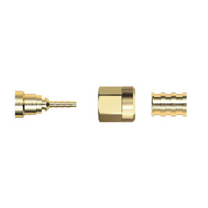 Gomax Koppling rak 1/4-FFLxDN2