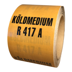 Rörmärkningstejp HFC R417A