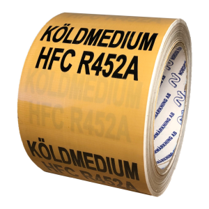 Rörmärkningstejp HFC R452A