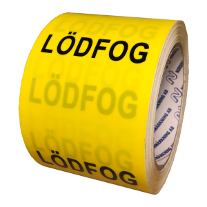 Rörmärkningstejp lödfog