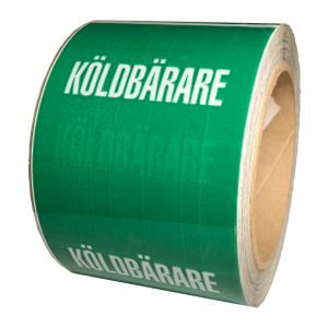 Rörmärkningstejp köldbärare