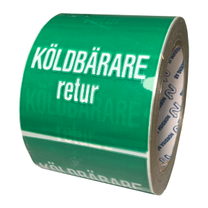 Rörmärkningstejp köldbärare...
