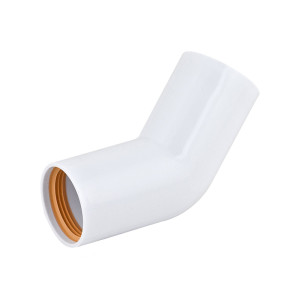 Vinkel 45° plast R32-inv x...