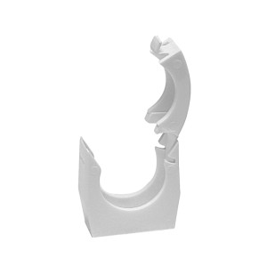 Klammer låsbar R32 vit