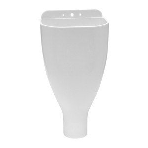 Spilltratt plast R32 vit