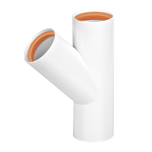 Förgrening Y-rör plast R40...