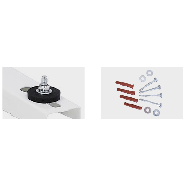 2EMMEClima Väggkonsol S-181P 160kg Vit