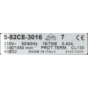 FLÄKTMOTOR UNIVERSAL 16W 2