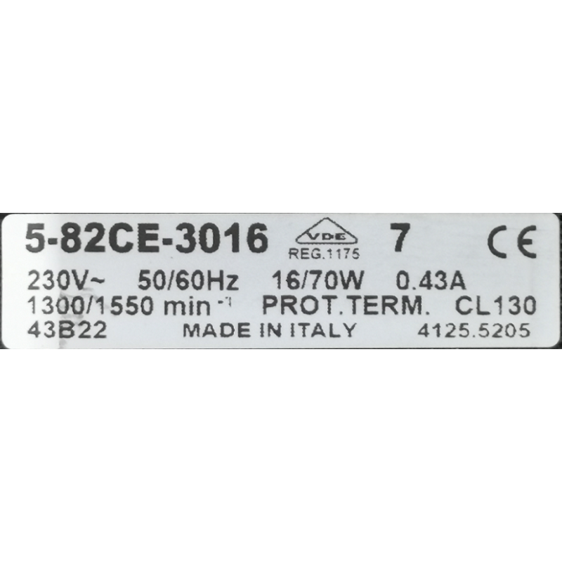 FLÄKTMOTOR UNIVERSAL 16W