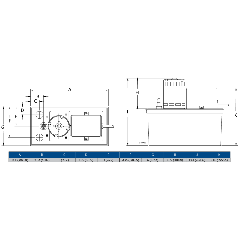 Little Giant Kondensvattenpump VCL-24S Little Giant Kondensvattenpump VCL-24S