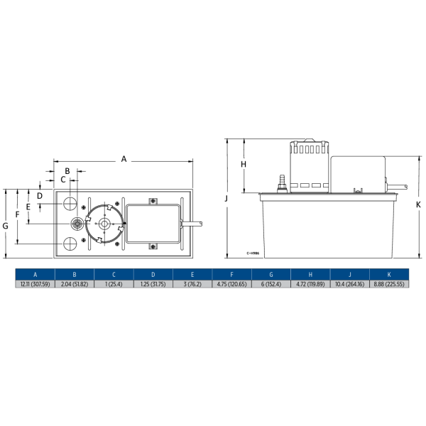 Little Giant Kondensvattenpump VCL-24S