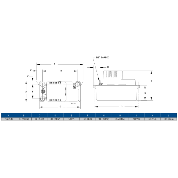 Little Giant Kondensvattenpump VCMA-20S