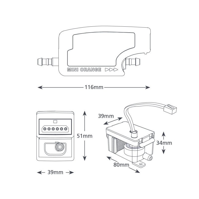Aspen Pumps kondensvattenpump Mini... Aspen Pumps kondensvattenpump Mini...