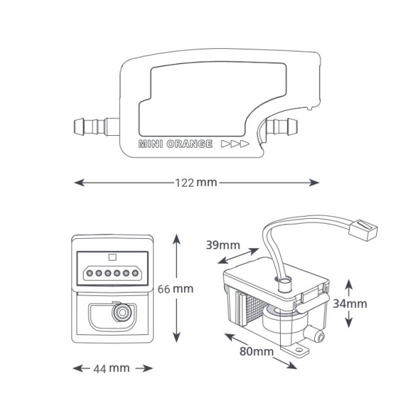 Aspen Pumps kondensvattenpump Maxi Orange