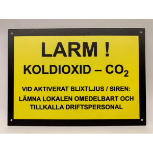 GASLARM SAMON SKYLT LARM...