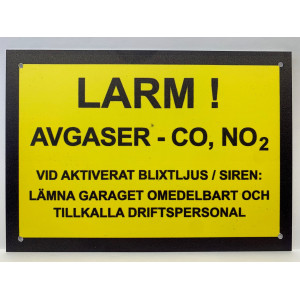 GASLARM SAMON SKYLT LARM...