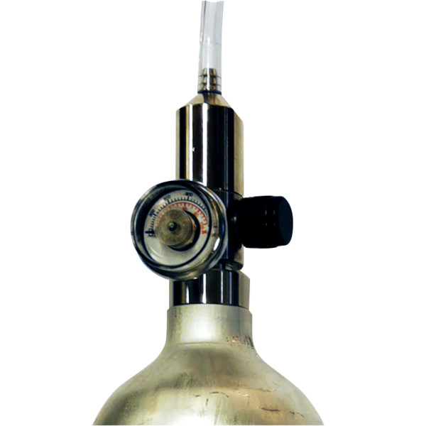 GASLARM SAMON GLACIÄR FLÖDESREGULATOR. FIX 0.5L/MIN,  TEST GAS