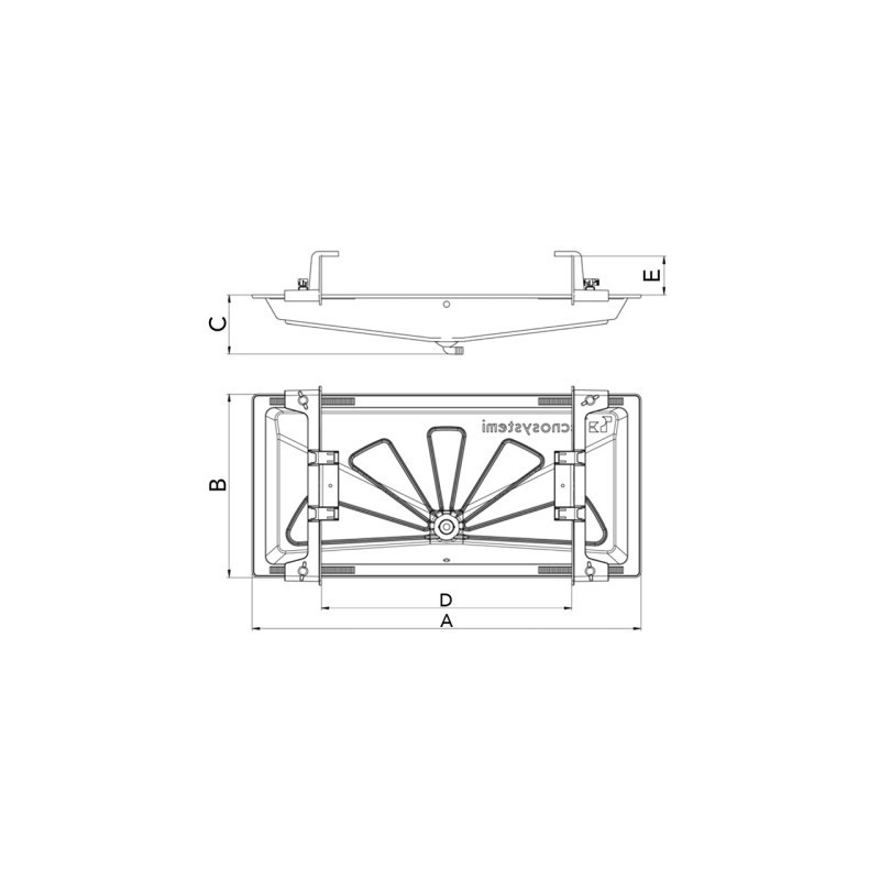 Tecnosystemi Droppskål Antracitgrå