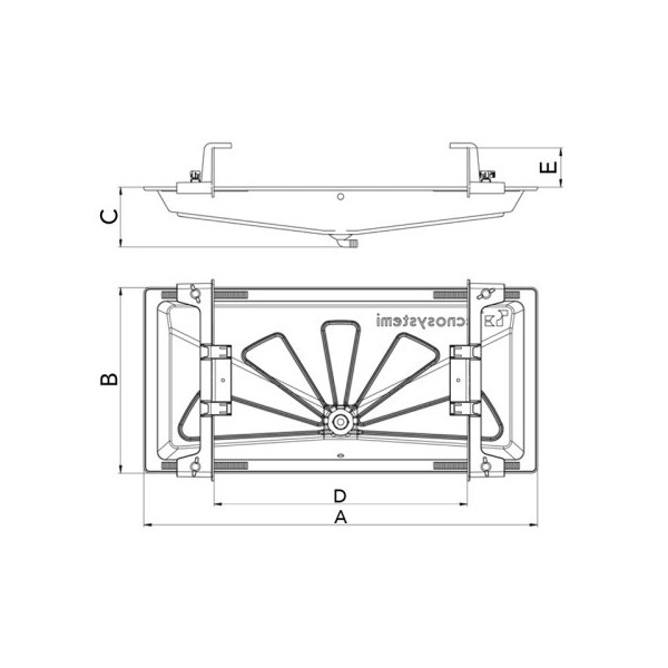 Tecnosystemi Droppskål Antracitgrå