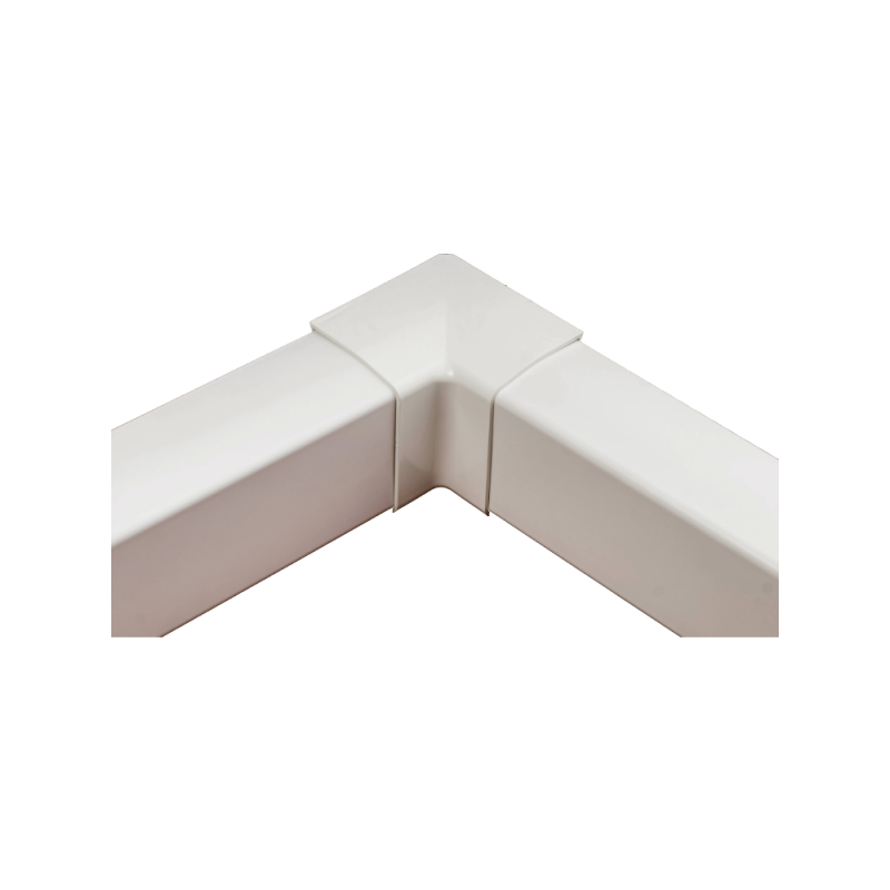 Innerhörn Optimal Duct vit installerad