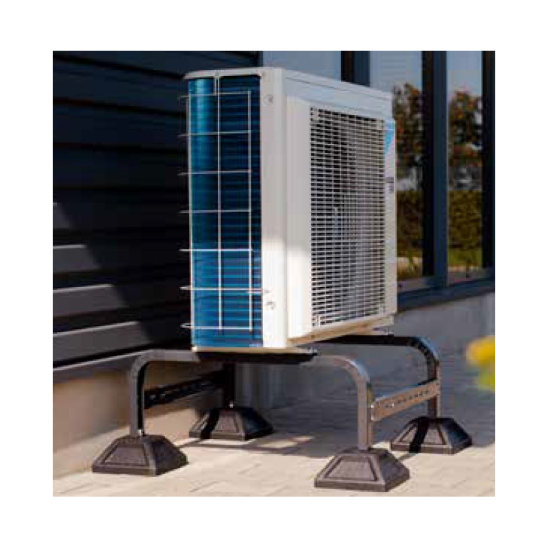 Castel En Markkonsol FrameFoot Mini installerad