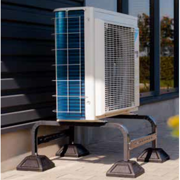 Castel En Markkonsol FrameFoot Mini installerad