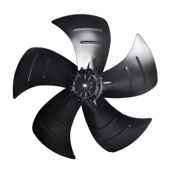 AXIALFLÄKT A4E450B  M. KORG BLÅS. AC 230V